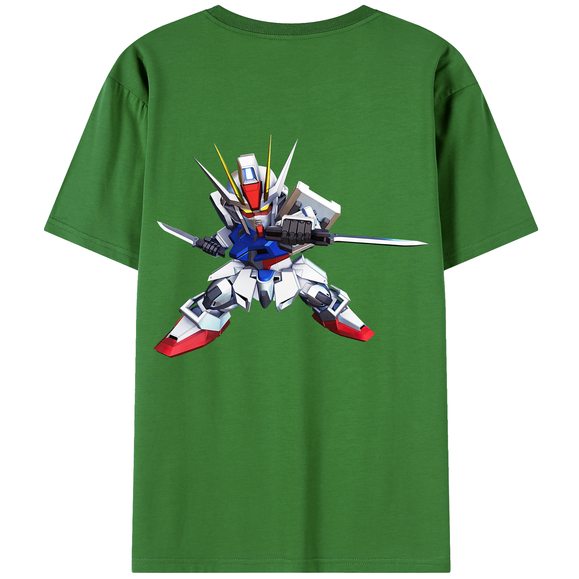（画像用） 機動戦士ガンダム Mobile Suit Gundam レディース半袖Tシャツ(バックプリント)